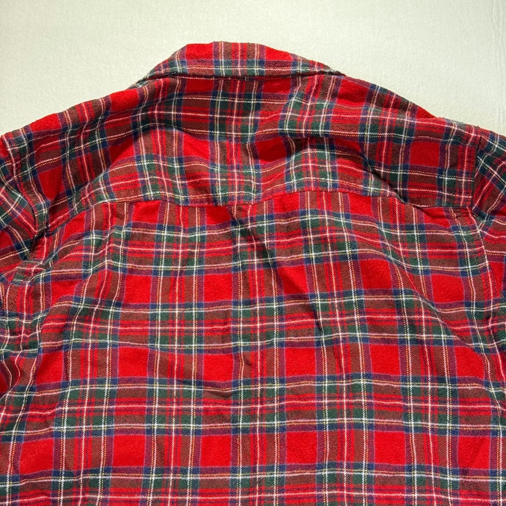 Abercrombie & Fitch Soft Collection Red Plaid Flannel Shirt Women XS Long Sleeve - Picture 16 of 16